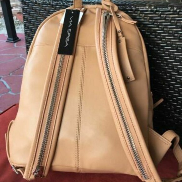 Via Spiga Estelle Italian Leather Nappa Backpack - Picture 1 of 5